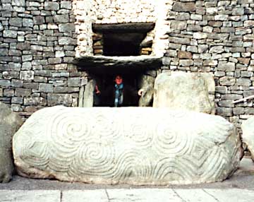 New Grange Spiral Rock